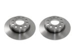 2X Febi Bilstein Rear Brake Discs 255 X 10mm – Audi VW Seat Skoda 1K0615601K
