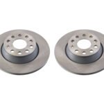2X Rear Brake Discs 282 X 12mm – Audi VW Seat Skoda – 1K0615601AD