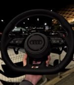Custom R8-Style Carbon Fiber LED & Leather Steering Wheels - Audi A3, A4, A5, A6, S3, S4, S6, RS3, RS6 - Image 2