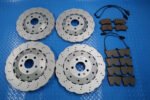 Complete OEM Front & Rear Cross-Drilled/Slotted Brake Pad and Rotor Kit - Fits Audi RS5 (OEM Part Numbers: 4S0615301B, 8T0615301, 8T0615601A, 420698151F, 4S0698151L, 4S0698151R, 4G0698451J, 8T0698151E, 8T0698151C)