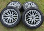 Set of 4 Original Audi R20 5x112 Alloy Wheels with Goodyear UltraGrip 8 Winter Tires 285/45R20 - Excellent Condition - Image 2