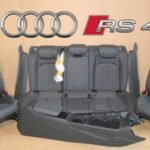 OEM Complete RS Sport Bucket Seats, Rear Bench & Center Console Interior Kit - Audi RS4 B9