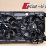 OEM Engine Radiator & Dual Electric Cooling Fan Shroud Assembly - Audi RS4 / S4 / A4 B9