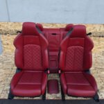 OEM Front & Rear Fine Nappa Leather Sport Seats Set (Magma Red) - Audi A5 / S5 / RS5 B9 Coupe