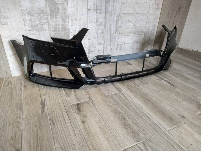 IMG_5586 OEM Front Bumper Cover Shell (Black) - Audi A3 / S3 S Line 8V Facelift (2016–2020) - Image 1