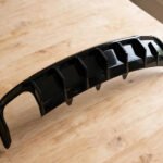 2013–2016 Audi A4 (B8.5 Facelift) Gloss Black Rear Bumper Diffuser Valance