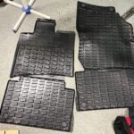 Genuine OEM Audi Q7 (4M) All-Weather Rubber Floor Mats Set – Black