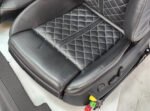 OEM Audi S7 (4G8) Complete Black Valcona Leather Interior Set – Diamond Stitched Sport Seats, Door Panels & Center Console (2013–2015) - Image 15