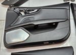 OEM Audi S7 (4G8) Complete Black Valcona Leather Interior Set – Diamond Stitched Sport Seats, Door Panels & Center Console (2013–2015) - Image 11