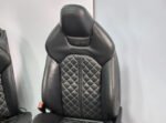 OEM Audi S7 (4G8) Complete Black Valcona Leather Interior Set – Diamond Stitched Sport Seats, Door Panels & Center Console (2013–2015) - Image 5