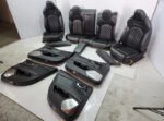 OEM Audi S7 (4G8) Complete Black Valcona Leather Interior Set – Diamond Stitched Sport Seats, Door Panels & Center Console (2013–2015) - Image 2