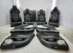 OEM Audi S7 (4G8) Complete Black Valcona Leather Interior Set – Diamond Stitched Sport Seats, Door Panels & Center Console (2013–2015) - Image 3