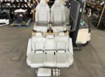 OEM Audi S6 C7 Complete Front & Rear Leather Seat Set – Lunar Silver Diamond Stitched Heated