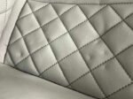 OEM Audi S6 C7 Complete Front & Rear Leather Seat Set – Lunar Silver Diamond Stitched Heated - Image 10