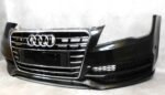 OEM Audi S7 / A7 C7 4G8 S-Line Complete Front Bumper Assembly – Black Metallic - Image 2