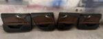 OEM Audi A7 / S7 C7 Complete Interior Door Panel Set – Two-Tone Brown Leather & Dark Wood Trim - Image 2