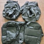 OEM Audi S2 / Coupe GT Complete Black Leather Interior Seat Upholstery Skin Set