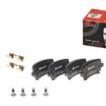 Genuine Brembo P85073 – Rear Brake Pad Set – VW Audi Seat Skoda – 1K0698451