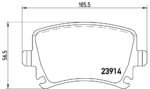 Genuine Brembo P85073 – Rear Brake Pad Set – VW Audi Seat Skoda – 1K0698451 - Image 2