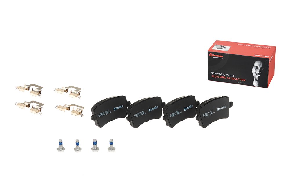 P85099.jpg Genuine Brembo P85099 – Rear Brake Pad Set – Audi A4 B8 / A5 – 8K0698451A - Image 1