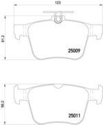 Genuine Brembo P85124 – Rear Brake Pad Set – VW Audi Seat Skoda – 5G0698451 - Image 2