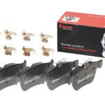 Genuine Brembo Rear Brake Pad Set for 272mm discs VW Audi Seat Skoda P85125