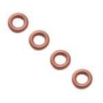 4x Genuine Fuel Injector Leak Off Seal ‘O’ Rings 1.6 TDI – VW Audi – Orange