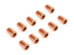10X Copper Collar Exhaust Manifold Nuts – M8X1.25X22 – Audi VW – WHT003842