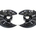 Brake Disc Cover Plates – Rear Left / Right Pair – VW Audi Seat Skoda