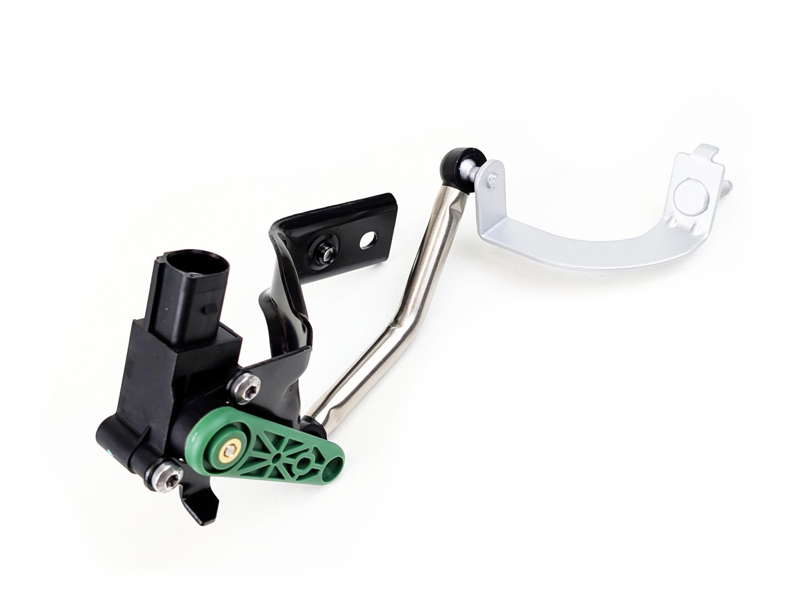 PXL_20251112_095234538.jpg Headlight Level Sensor and Bracket – Front Right – Audi Seat VW – 5Q0412522C - Image 1