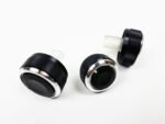 A/C Heater Blower Dials Knobs Buttons Set Chrome Black Alloy VW Golf MK5 2004-09 - Image 2