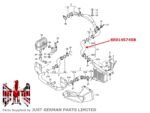 Audi A4 B6 1.9 TDI 130 Turbo Intercooler Boost Pressure Hose Left N/S 8E0145745B - Image 2