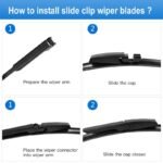 Audi A6 (C5) [2001-2004] Front Window Windscreen Aero Wiper Blades - Image 5