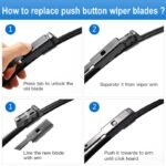 Front Window Windscreen Aero Wiper Blades Pair – Audi Q5 (8R) 2008-2016 - Image 4