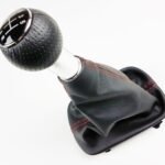 Audi A6 C5 [1997-01] 5 Speed Manual Gear Shift Knob & Gaiter with Red Stitching