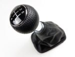 Audi A6 C5 [1997-2001] 5 Speed Manual Gear Shift Knob & Gaiter Black Leather - Image 2
