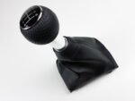 Audi A6 C5 [1997-2001] 6 Speed Manual Gear Shift Knob & Gaiter Black Leather