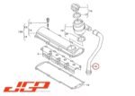 Cylinder Head Breather Pipe Line Hose 1.6 Petrol 102BHP VW Audi Skoda 06A103217G - Image 4