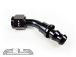 Exile Motorsport 45 Degree Push On Barb Hose End Fuel Fitting JIC AN-4 to AN-12 - Image 2