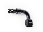 Exile Motorsport 90 Degree Push On Barb Hose End Fuel Fitting JIC AN-4 to AN-12