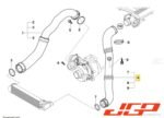 Intercooler Turbo Hose Pipe 2 Piece – Left – BMW E46 318 320 Diesel 11617799397 - Image 3