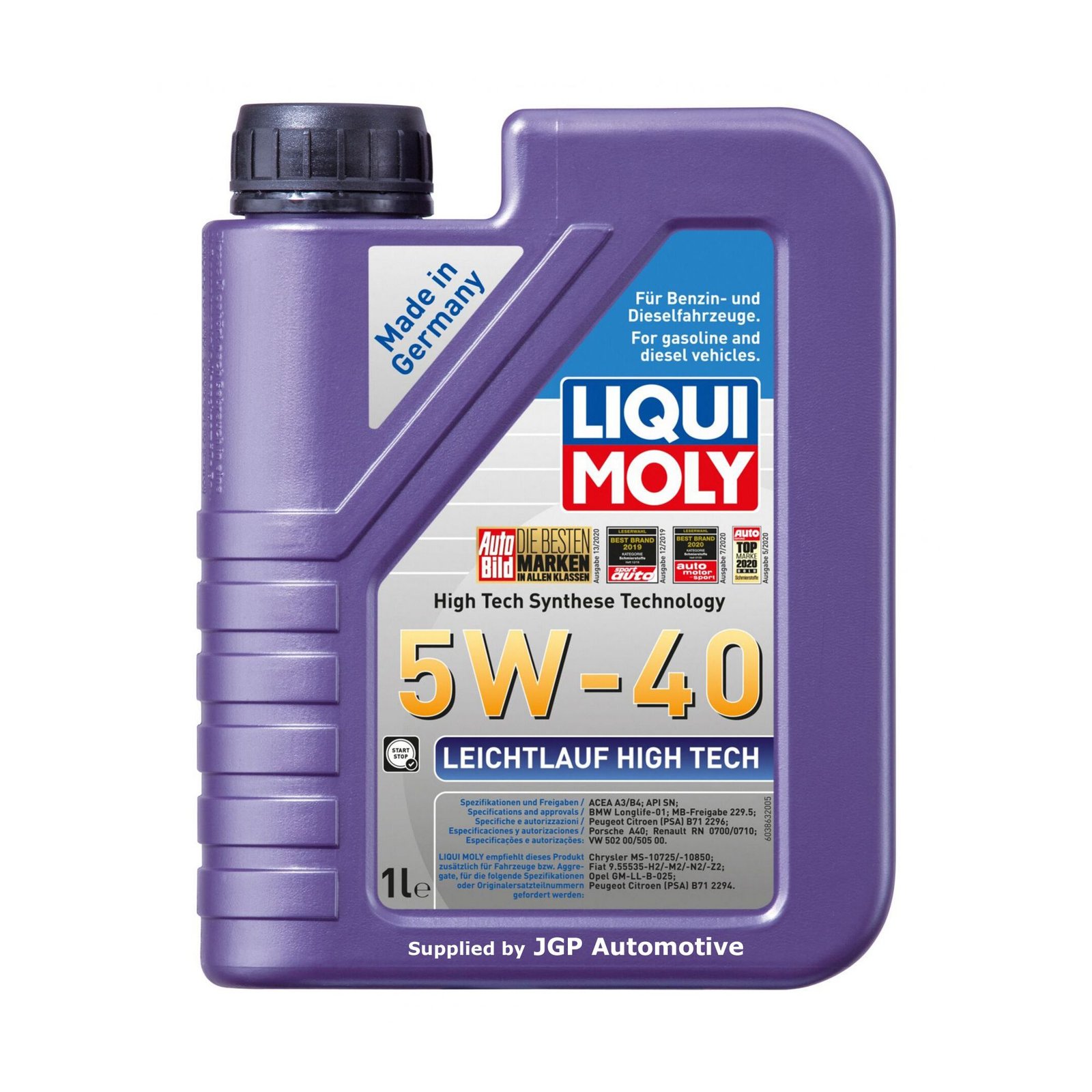liqui-moly-5w40-leichtlauf-high-tec-engine-oil-1l-vw-bmw-approved-long-life-7279-p.jpg Liqui Moly 5w40 Leichtlauf High Tec Engine Oil – 1L – VW BMW Approved Long Life - Image 1