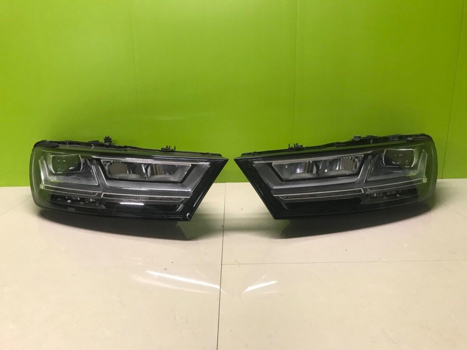 q9 h Audi q7 2014-on genuine Led Headlights pair 4m0941034/033 - Image 1