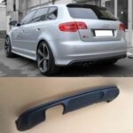 Rear Diffuser S3 Look for Audi A3 8P 2005-2008
