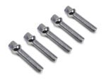 5X Chrome Extended Wheel Nuts Studs Bolts – For VW Audi M14 x 1.5 60mm Ball Seat