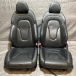 2008-2015 Audi TT Quattro Coupe S-Line Front Seats / Black Nappa Leather / Pair / T2012