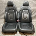 2008-2015 Audi TT Quattro Coupe S-Line Front Seats / Black Nappa Leather / Pair / T2012