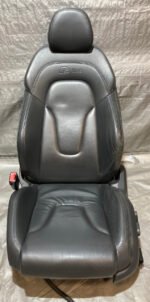 2008-2015 Audi TT Quattro Coupe S-Line Front Seats / Black Nappa Leather / Pair / T2012 - Image 3