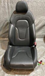 2008-2015 Audi TT Quattro Coupe S-Line Front Seats / Black Nappa Leather / Pair / T2012 - Image 4