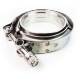 V-Band Clamp & Flanges Heavy Duty Stainless Steel 3″ 2.5″ 2.25″ Exile Motorsport